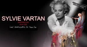 Affiche du spectacle Sylvie Vartan – Les chansons de ma vie, masterclass et concert live au NOVUM à Bruxelles le 7 avril 2027